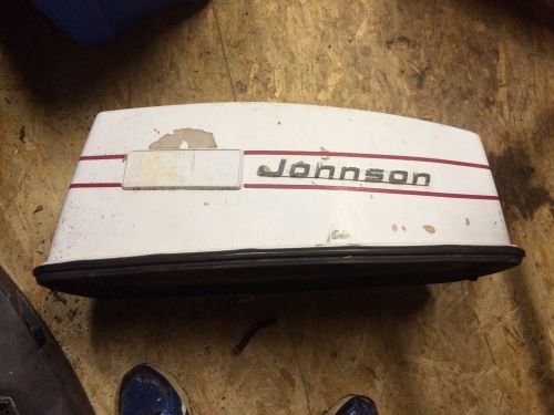1971 johnson 50 hp motor upper and lower cover assy  used 0384229