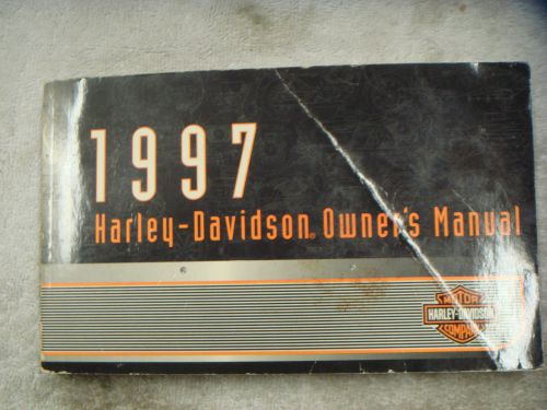 1997 harley davidson owner&#039;s manual used 99466-97 handbook flt dyna fxst xl