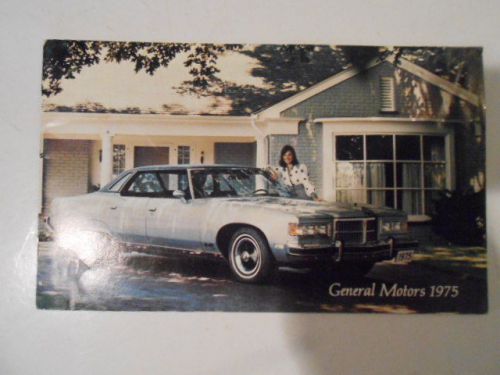 1975 gm brochure complete ,chevrolet,pontiac,buick,cadillac,price,option chart