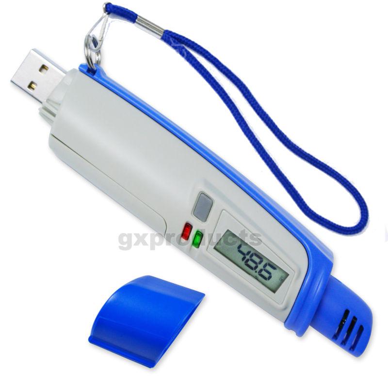 Digital display temperature & humidity  usb datalogger pen type  made in taiwan