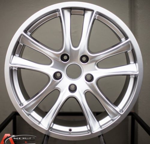 22x10&#034; porsche style wheels 5x130 silver rims fit porsche cayenne s 2004-present