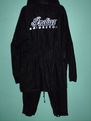 Indian motorcycle rain suit w graphics jacket gilroy era man&#039;s xl