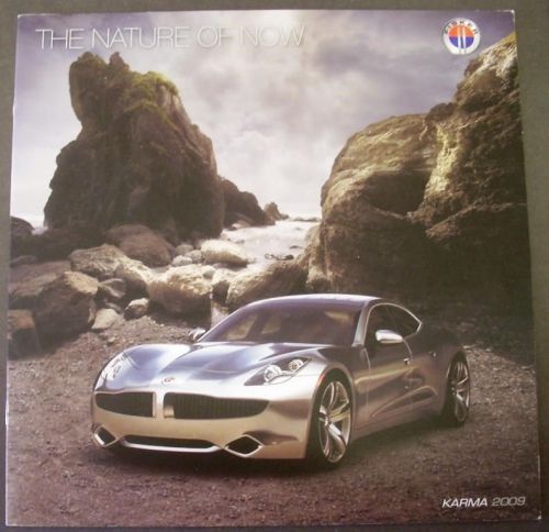 2009 fisker dealer sales brochure karma electric gas plug-in hybrid sports car