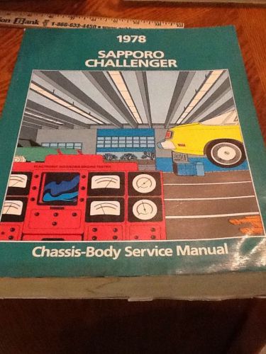 Chrysler factory manual 1978 sapporo and challenger