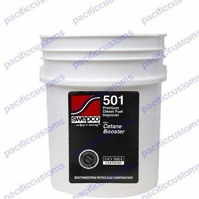 Swepco cetane booster premium diesel fuel improver winter formula 6 gallon pail