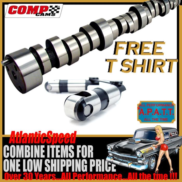 Comp small block chevy sbc 262-400 xtreme 274 solid roller camshaft cam lifters