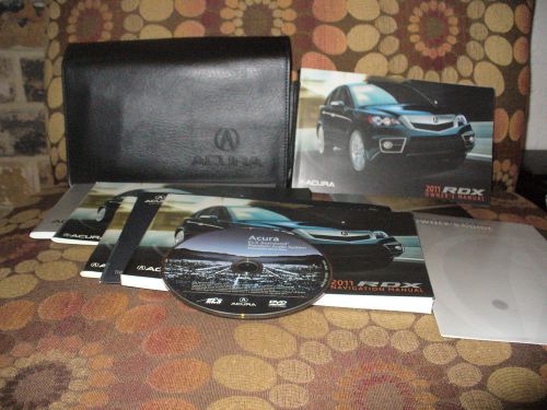 2011 11 acura rdx owners manual with case 77