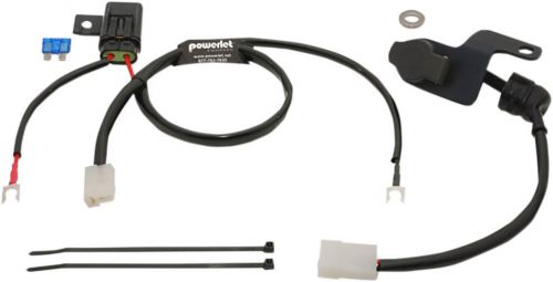 Powerlet rear set type 3 24 black bolt on pkt-069-24