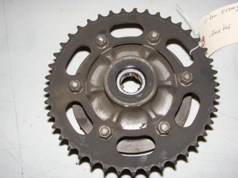 01 kawasaki ex500d ninja rear hub