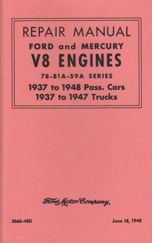 Ford &amp; mercury v8 engine repair manual 1937-1948 239