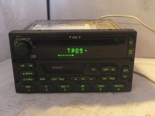 99-03 ford ranger f150 windstar explorer cd cassette radio xl2f-18c868-ad b700