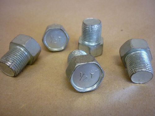 Lot of 5 dorman 090-031 oil drain plug 1/2-20 no gasket new