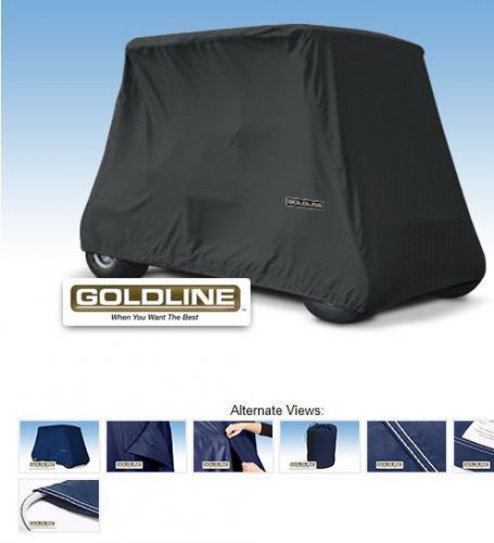 Goldline premium 4 person passenger golf car cart storage cover, charcoal