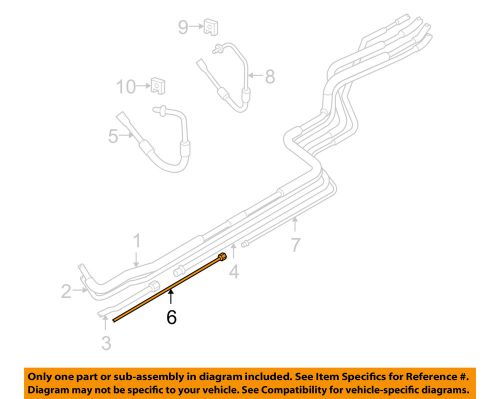 Ford oem 11-14 e-350 super duty rear ac lines-ac line ac2z19835a