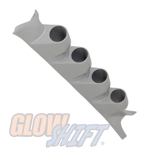 Gray 99-07 ford superduty truck f-250 f-350 quad 4 gauge pillar pod mount 2inch