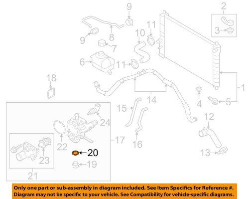 Chevrolet gm oem 09-11 aveo5 1.6l-l4 radiator-thermostat housing seal 55555984