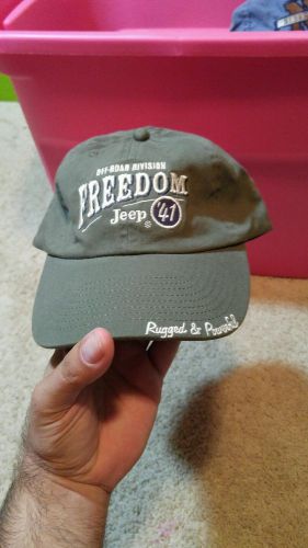 Jeep baseball hats very nice used adjustable off-road division freedom jeep 41