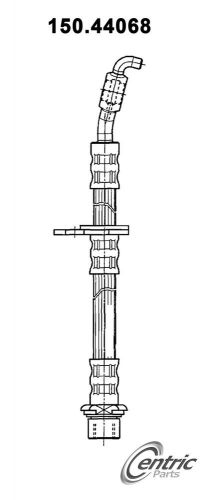 Centric parts 150.44068 front brake hose