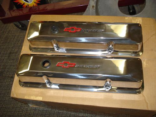 Proform 141-108 chevy small block valve covers polished