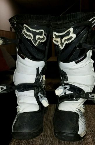 Fox comp 5 motor boots white used size men&#039;s 12