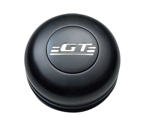 Gt performance products gt3 horn button gt logo polished p/n 21-1004