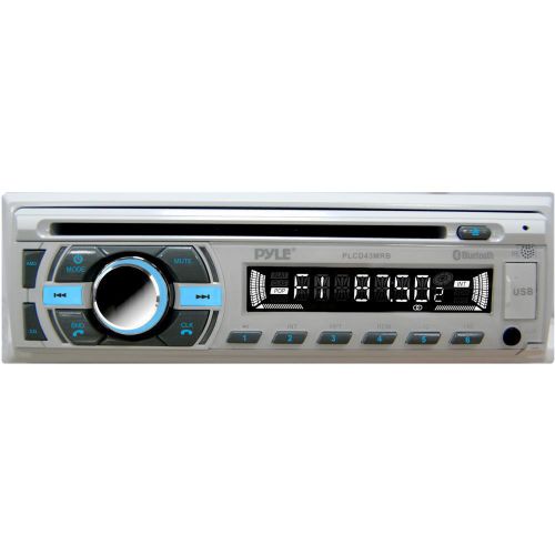 Pyle plcd43mrb bluetooth mp3/usb/aux sd card stereo radio receiver, w/ remote