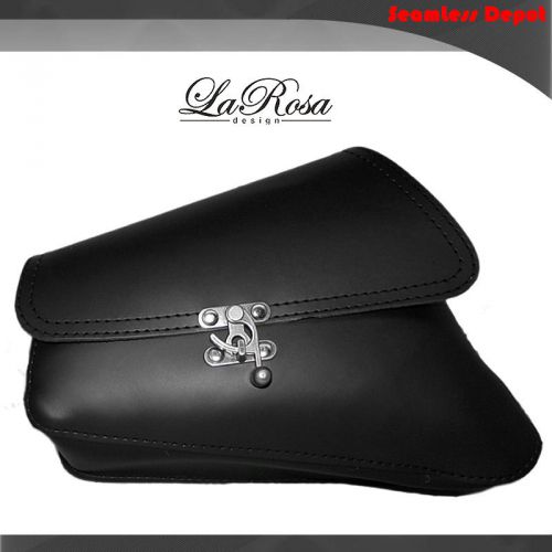 2004-2014 larosa black leather fast release harley sportster xl 883 48 saddlebag