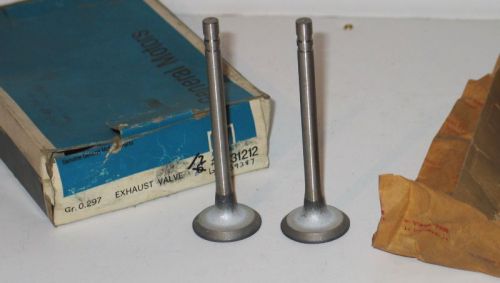 1953-1968 corvette impala malibu camaro nos exhaust valves 3731212