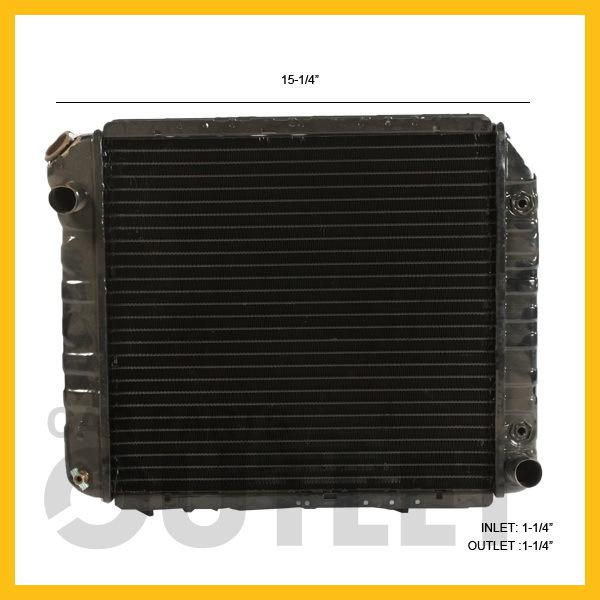 86-87 amc renault alliance encore radiator 1.4/1.7/2.0 l4 w/toc 1986-1987 2rows