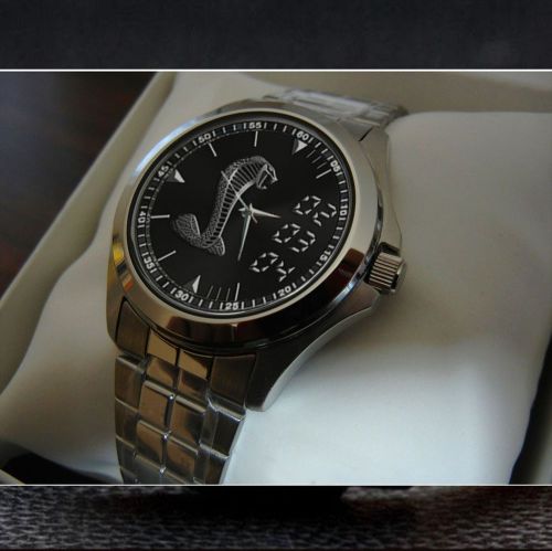 New arrival ford mustang shelby cobra emblem watches