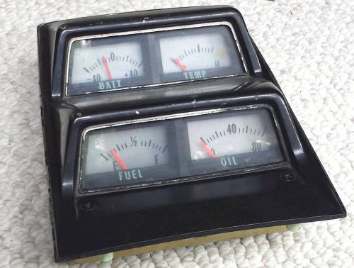 Original 1968 1969 camaro console gauges