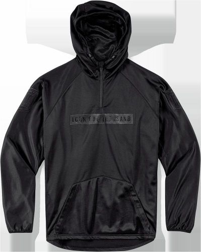 Icon 1000 shockra hoody m black