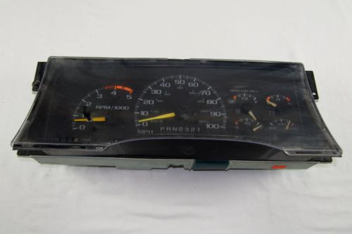 1995 1996 1997 1998 chevy k/c1500 silverado gauge instrument cluster w/ tach.