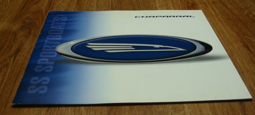 Chaparral ss sport boats 2002 brochure