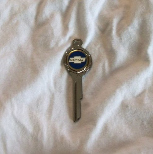 Vintage chevrolet nos white gold plated key fits chevrolet 1935 - 1966