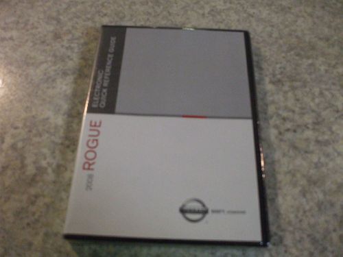 2008 nissan rogue electronic quick reference guide dvd brand new/sealed