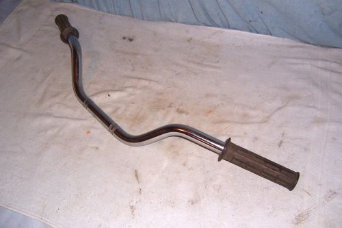 1981 honda atc 110 handlebar oem with grips and good chrome