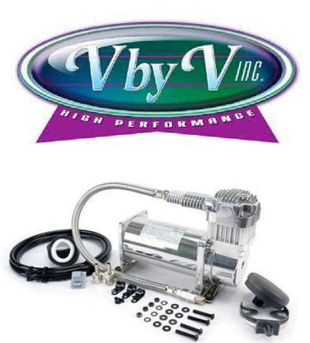 Viair 380c  chrome air compressor kit hardmount (new) 12-volt each