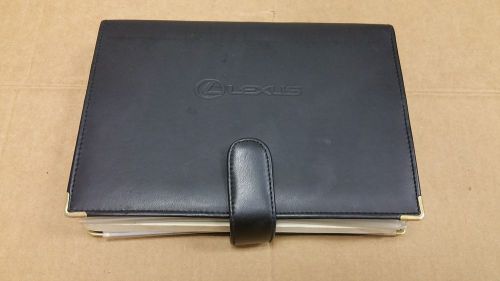 01 02 lexus ls 430 owners manual with case book and a  pen  set