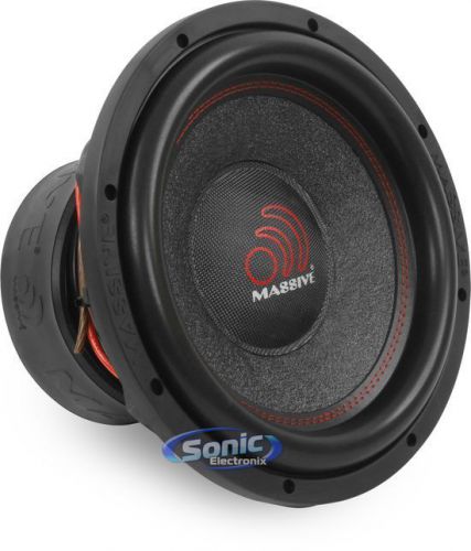 New! massive audio summo-124 1500w rms 12&#034; dual 4 ohm summo car subwoofer