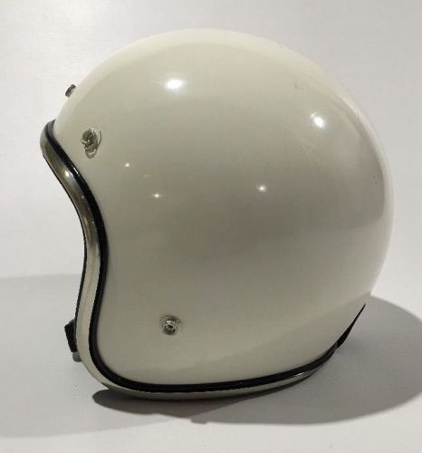 Vintage arthur fulmer af40 motorcycle helmet, white, small