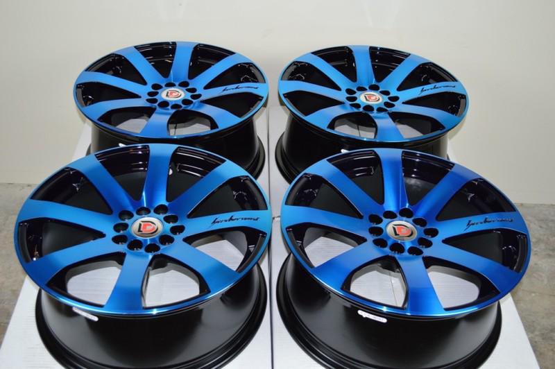 17 drift blue rim wheel element prius matrix fusion optima rav4 crv legacy civic