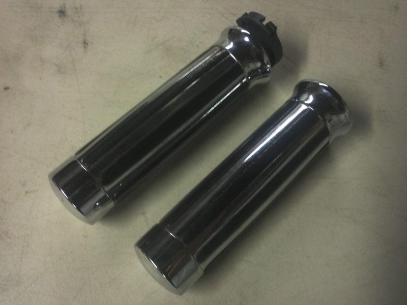 Used yamaha bolt venture warrior vstar royal road star chrome grips rubber ribs