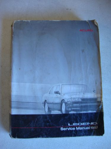 1987 acura legend factory service manual p/n 61sd401