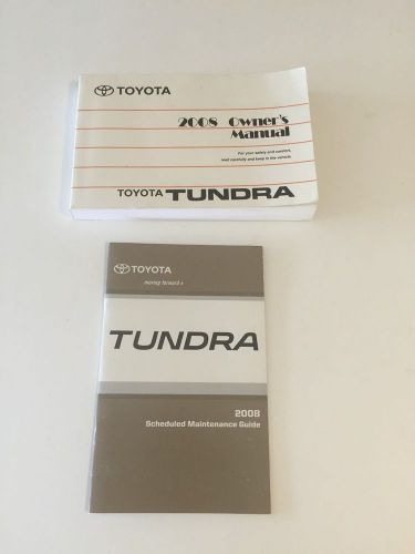 2008 toyota tundra owners manual