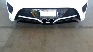 A++ lower rear bumper diffuser spoiler lip for hyundai veloster nfd style frp