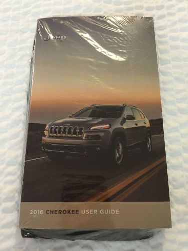 2016 jeep cherokee owners manual / users guide new free shipping