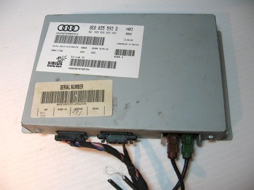 2006 audi a3 passat satellite stereo receiver module 8e0035593d oem stock radio