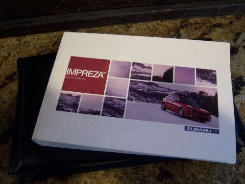 2005 subaru impreza owners manual