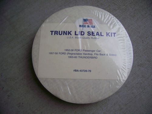 1952-58 ford/mercury trunk lid seal kit